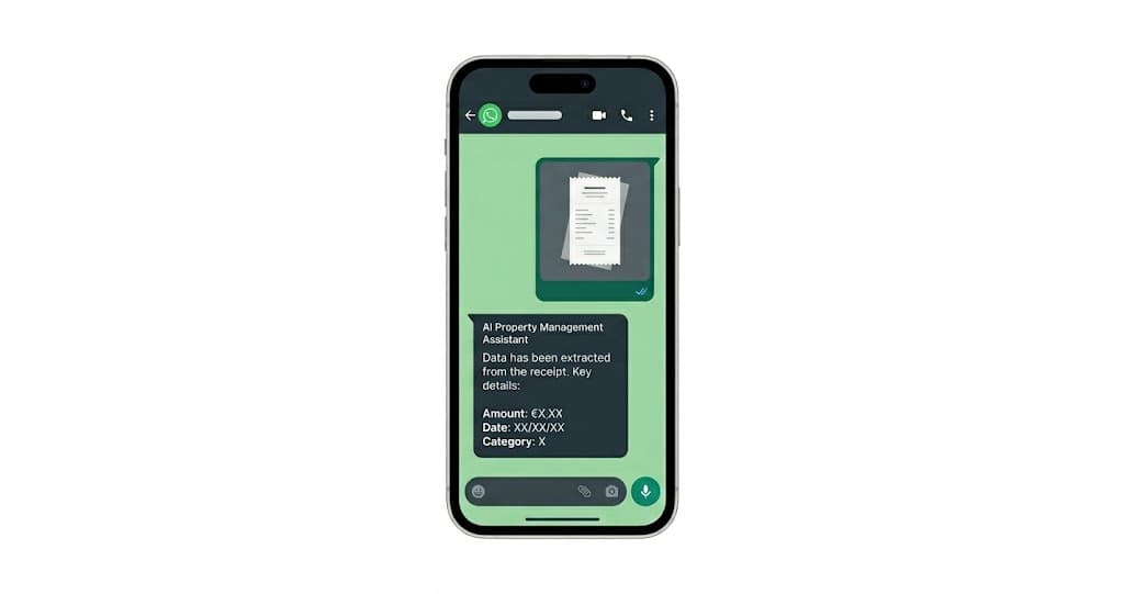 Propietario gestionando alquileres desde WhatsApp con el asistente IA de Rentier